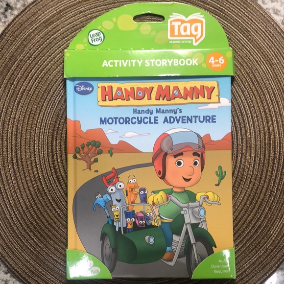 Leap Frog Tag Handy Manny Motorcycle Adventure - Picture 1 of 4